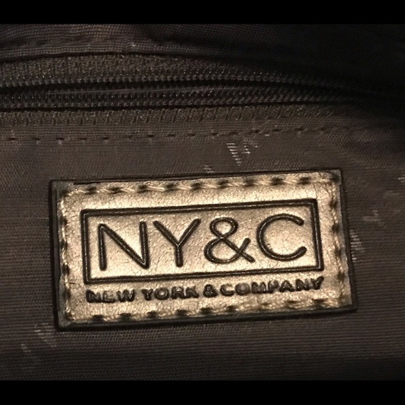 New York & Company Versatile Dark Grey Clutch, Handbag or Shoulder Bag -Like New - Picture 5 of 6